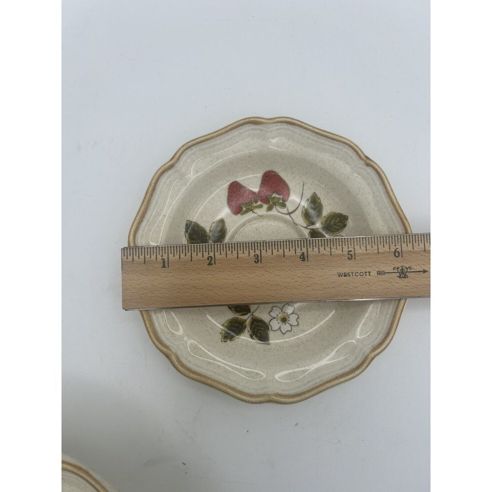 Vtg Mikasa‎ Strawberry Festival Coffee Tea Cup Saucers ONLY(one) - Picture 3 of 3